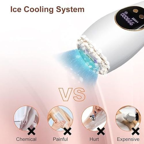 Ice Cold IPL Hair Removal Device – Permanent Hair Reduction