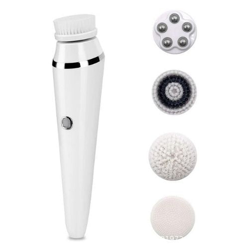 4-in-1 Facial Cleansing Brush UAE – Deep Cleaning & Exfoliating Face Massager