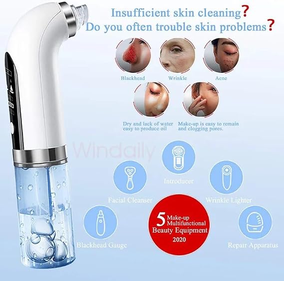 Super Micro Bubble Beauty Instrument,Hydra Facial / Water Cycling Blackhead Remover