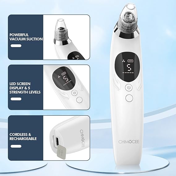 Blackhead Remover Pore Vacuum, Upgraded Black Head Remover for Face