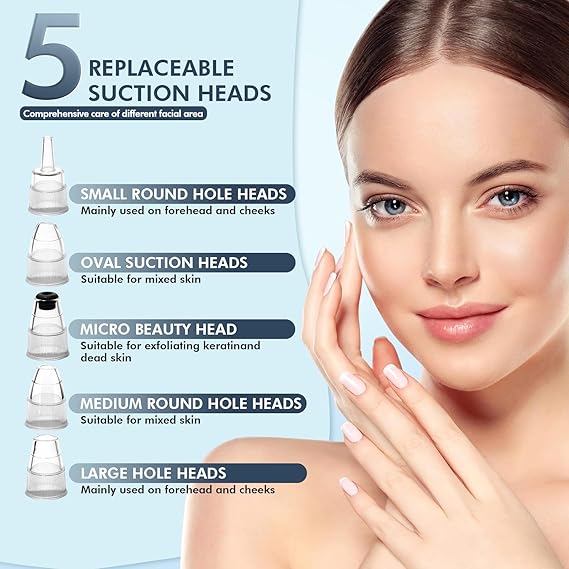 Blackhead Remover Pore Vacuum, Upgraded Black Head Remover for Face